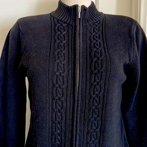French Laundry Sport~Zip Cable Sweater / Host Pick - Picture 9 of 9